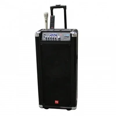 Nutek Powered Portable Sound System Bluetooth Speaker FM Radio and USB/SD - Refu