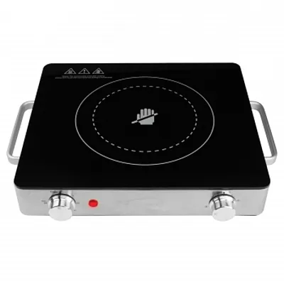 Brentwood Select 1200w Single Infrared Electric Countertop Burner in Stainless S