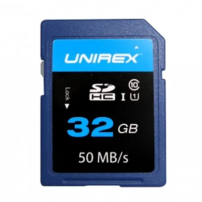 Unirex SDHC 32GB Class 10 (UHS-1) Memory Card