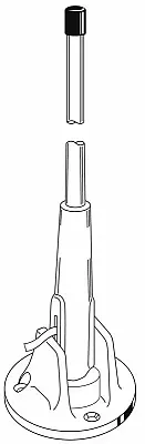 Merchant Marine V1023 Discontinued 7' Lift & Lay Cb Marine Ant