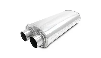 VIBRANT 10538 Streetpower Oval Muffler 2.50' Inl