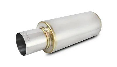 VIBRANT 1057 Tpv Round Muffler 4&#039; Tip