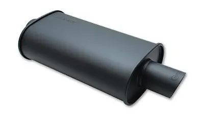 VIBRANT 1145 Flat Blk Oval Muffler