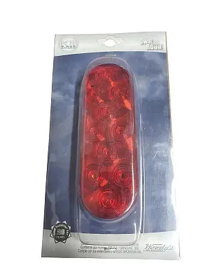 VALTERRA LLC 52434 6&#039; Led Oval Red Stop Tail