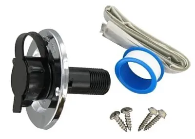 VALTERRA LLC A010165VP 2 3/4_ Water Inlet Mpt Wh