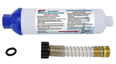 VALTERRA LLC A011131VP Inline Water Filter W/Conn Carded