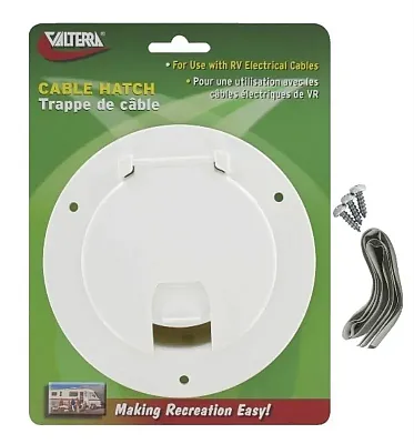 VALTERRA LLC A102135VP Cable Hatch Dlx Rnd Pw Cd