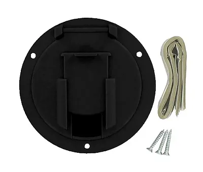 VALTERRA LLC A102137BKV Cable Hatch Med Round