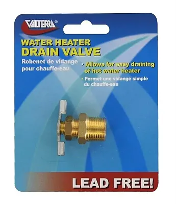 VALTERRA LLC A104002VP Water Heater Drain Valve