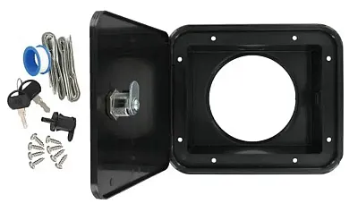 VALTERRA LLC D040471BKV Sewer Hose Hatch Black
