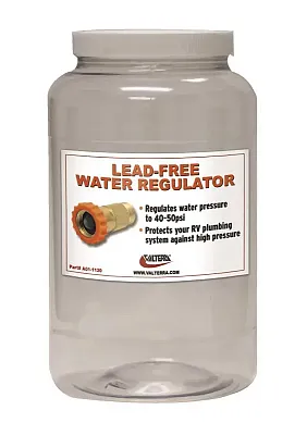VALTERRA LLC J0112 Empty Jar W/Label - Water Regulator