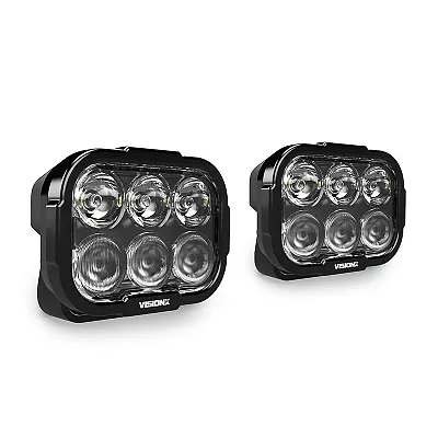 VISION X 2DL6CBKIT 6-Led 60-20 Driving Beam Drl Wht