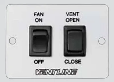VENTLINE/DEX VC053303A Wall Mnt Remote Switch Wh