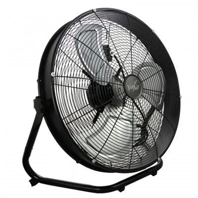 Vie Air 20" Industrial Floor Drum Fan with 3 Speed, 360 Tilt Hea