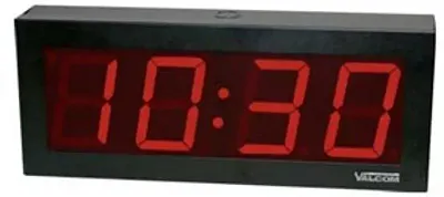 VALCOM V-DW11040B 4.0In Digital Clock, 110 Vac24V