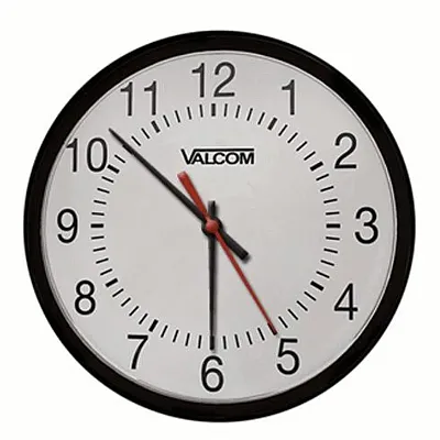 VALCOM VIP-A12A Ip Poe 12 Inch Analog Clock