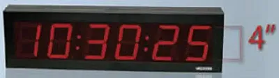VALCOM VIP-D640ADS Ip Poe 6 Digit, 4 Inch Digital Clock, Do