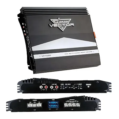 Lanzar 2000W 2 Channel High Power Mosfet Amplifier