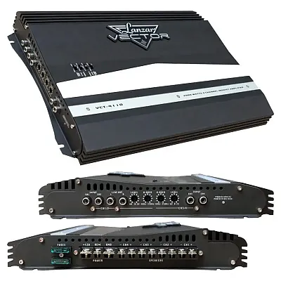 Lanzar 2000W 4 Channel High Power Mosfet Amplifier