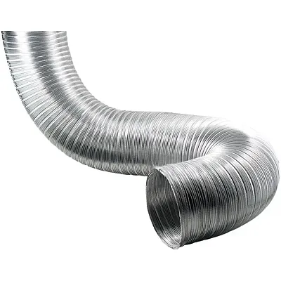 A068/4 Semi-Rigid Flexible Aluminum Duct (6" dia x 8-ft)