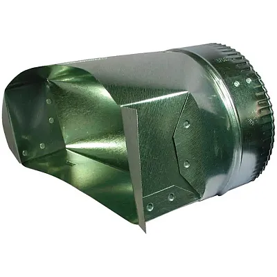 DGT36 Galvanized Round Transition (6")