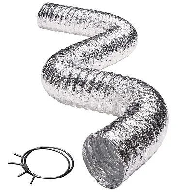 Deflecto F0408Msx/30 Supurr-Flex 4-In. Multilayered Flexible Aluminum Duct With