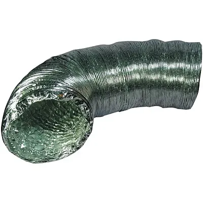 F0408B Aluminum Flex Ducting (5-Ply, 8-ft, Supurr-Flex)