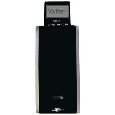 Vivitar Viv-Rw-5000-Blk 50-In-1 Card Reader