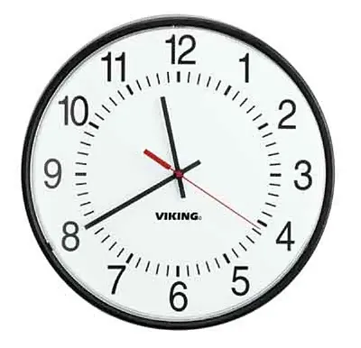 Viking Electronics CL-A12 12 Inch Analog Clock