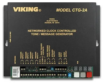 Viking Electronics CTG-2A Network Clock Controlled Tone Generato