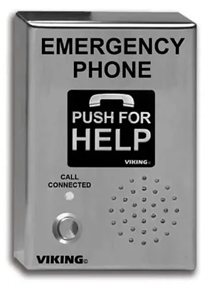 Viking Electronics E-1600-03-IP Emergency Phone W/Dialer And Dva