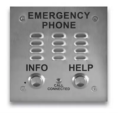 King Stainless Steel Emergency Handsfree Phone