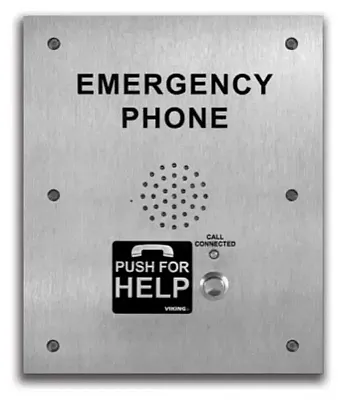 Viking Electronics E-1600-TP-IPEWP Voip Emergency Phone For Talk-A-Phone