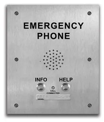 Viking Electronics E-1600-TP2IPEWP Voip 2 Button Emergency Phone
