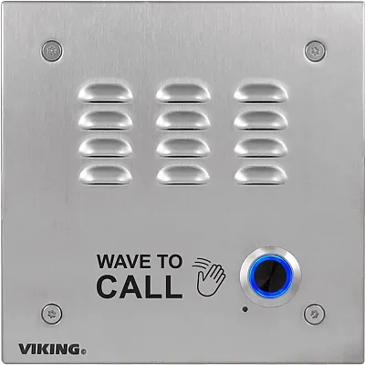 Viking Electronics E-30TF-IP Steel Touch-Free Voip Entry Phone