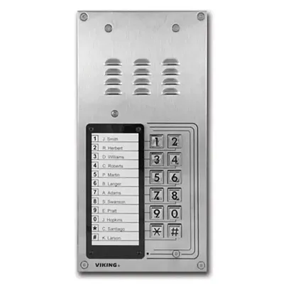 Viking Electronics K-1200 12 Button Apartment Entry Phone