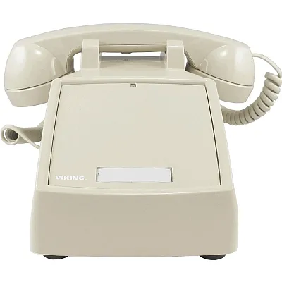 Viking Electronics K-1900D-IP-ASH Classic Voip Desk Phone Auto Dialer Ash