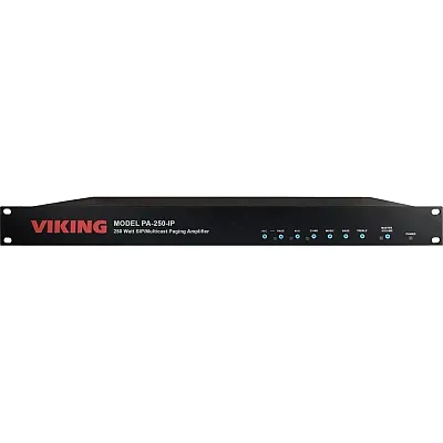Viking Electronics PA-250-IP 250 Watt Sip Multicast Paging Unit