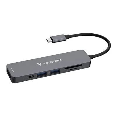 Verbatim 32156 Usb-C Essentials 6-Port Hub, 32156