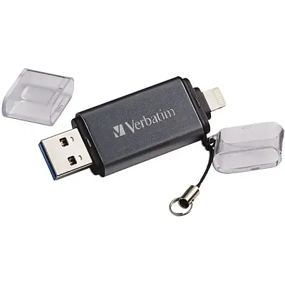 Verbatim 49300 Istore &#039;N&#039; Go Usb 3.0 Flash Drive For Apple(R) Li