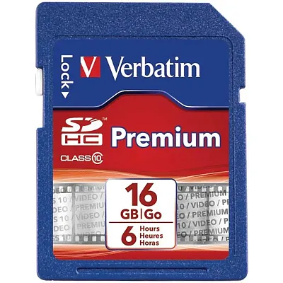 Verbatim 96808 Class 10 Sdhc(Tm) Card (16Gb)