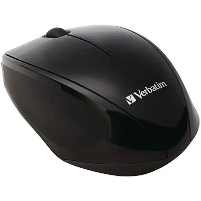 Verbatim 97992 Wireless Multi-Trac Blue Led Optical Mouse (Black