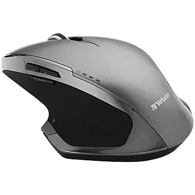 Verbatim 98622 Wireless 8-Button Deluxe Blue Led Mouse (Graphite