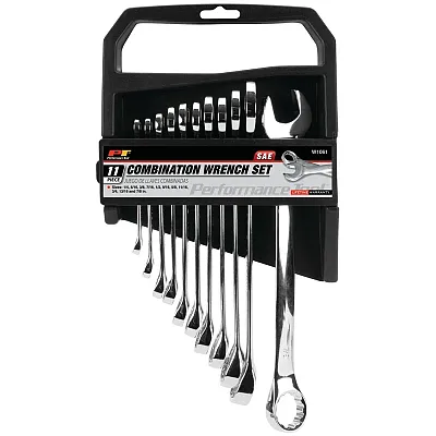 Performance Tool Sae Combination Wrench Set (11-Piece Set)