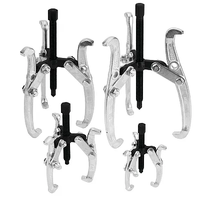 Performance Tool 3 Jaw Gear Puller Set 4-Piece Set