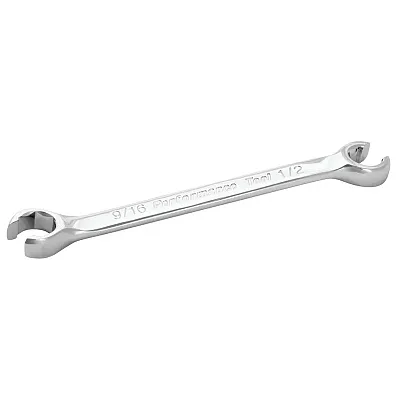 Performance Tool Sae Flare Nut Wrench - 1/2" X 9/16"