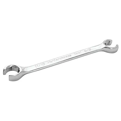 Performance Tool Sae Flare Nut Wrench - 5/8" X 11/16"