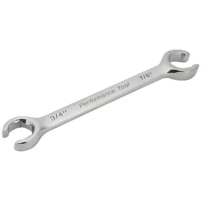 Performance Tool Sae Flare Nut Wrench - 3/4" X 7/8"