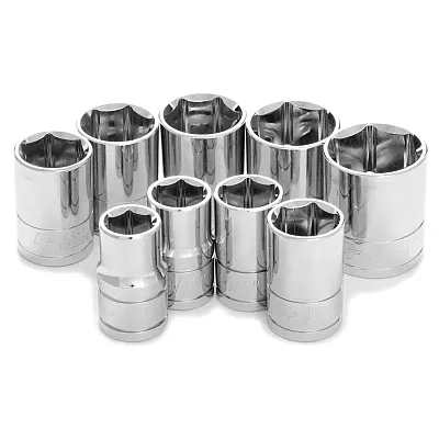 Performance Tool 1/2" Drive Sae Socket Set (9 Piece)