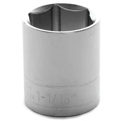 Performance Tool 1/2" Drive 6-Point Sae 1-1/16" Socket